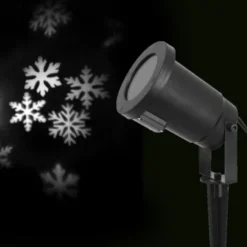 Projecteur Led Lumineux Flocons Blanc