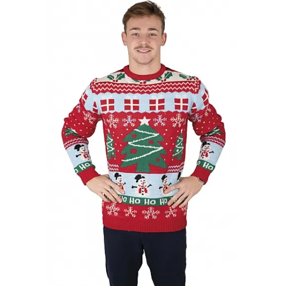 Pull De No L Avec Sapins Xl