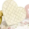 Puzzle En Bois En Forme De Coeur