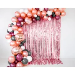 Rideau Deco Mariage Pas Cher Rose Gold