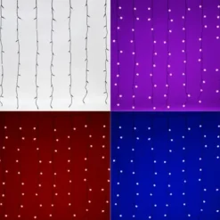 Rideau Lumineux 100 Led Boule Couleurs Changeantes