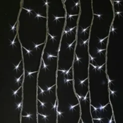 Rideau Lumineux De Noel 100 Led Blanc