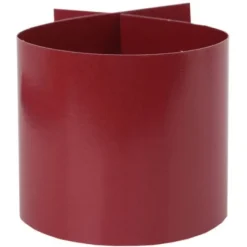 Rond De Serviette Bordeaux En Carton X 6 Pi Ces