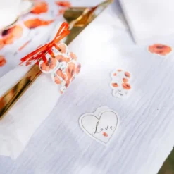 Rond De Serviette Coquelicot X 10 Pi Ces