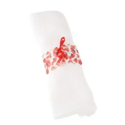 Rond De Serviette Coquelicot X 10 Pi Ces