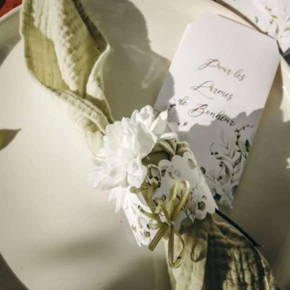 Rond De Serviette Eucalyptus X 10 Pi Ces