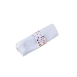 Rond De Serviette Vegetal Rose Gold X 10 Pi Ces
