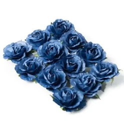 Rose A Piquer Bleu Marine X 12 Pi Ces