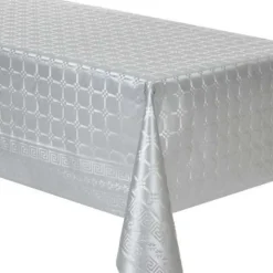 Rouleau De Nappe Damass Argent 20M Tres