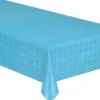 Rouleau De Nappe Damass Turquoise 25 M Tres