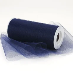 Rouleau De Tulle Souple 15Cm Bleu Marine X 9 M Tres