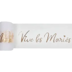Rouleau De Tulle Vive Les Mari S Or