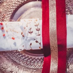 Ruban Adh Sif Paillettes Rose Gold