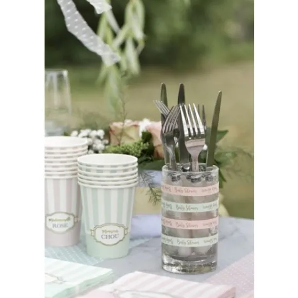 Ruban Autocollant Baby Shower Rose