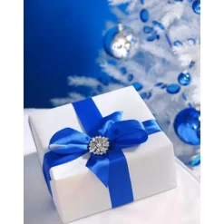 Ruban Bapt Me Rose En Satin Large 50 Mm X 25 M Tres