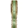 Ruban Charlotte Dentelle Vert 50Mm X 20 M Tres