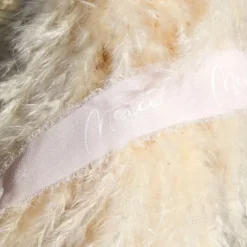 Ruban Effiloch Mousseline Merci Blush Et Or