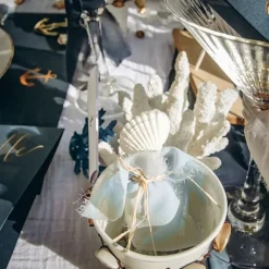 Ruban Effiloch Mousseline De Soie Bleu Ciel