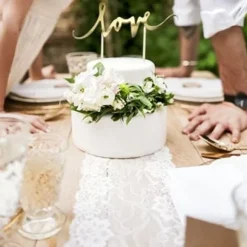 Ruban En Dentelle Blanc Pas Cher 18Cm X 9 M Tres