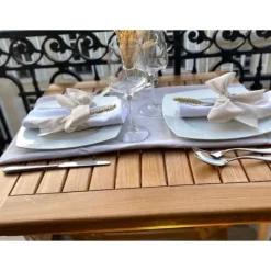 Ruban En Lin Naturel 8Cm X 20M Pas Cher