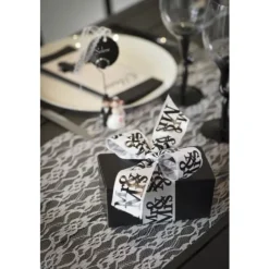 Ruban En Satin Mr Mrs 40Mm X 5 M Tres