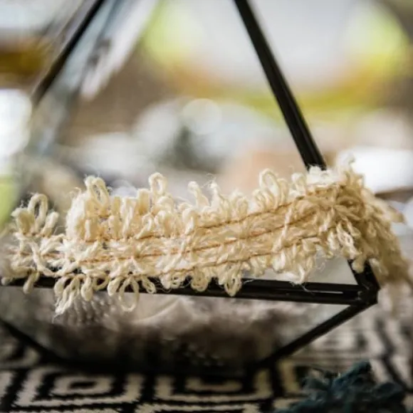 Ruban Jute Ivoire Ethnique