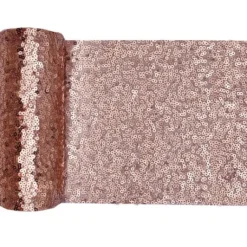Ruban Large Sequin Rose Gold