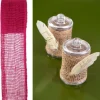 Ruban Mariage En Jute Fuchsia 70Mm