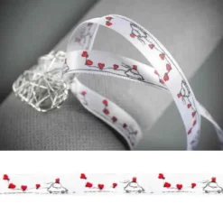 Ruban Satin Vive Les Mari S 10Mmx10M