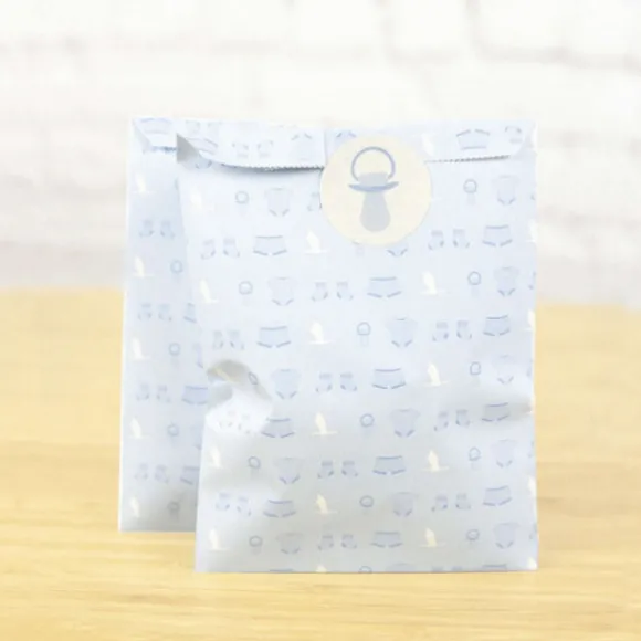 Sachet Papier Baby Boy X25Pcs