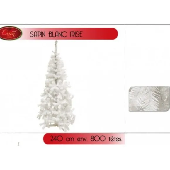 Sapin Artificiel Blanc Iris 240Cm 800 T Tes