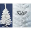 Sapin Artificiel De Noel Blanc 150 Cm 280 Branches