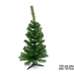 Sapin Artificiel Vert 120 Cm 200 Branches
