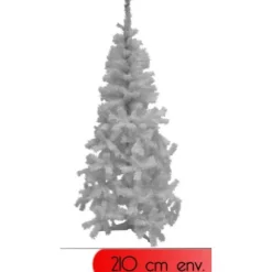 Sapin De Noel Artificiel Argent Iris 210Cm