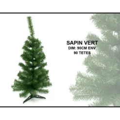 Sapin De Noel Artificiel Vert 90Cm