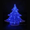 Sapin De Noel Lumineux Acrylique 40 Led Bleu