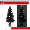 Sapin De Noel Noir Fibre Optique 120Cm