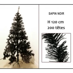 Sapin Noir 120Cm 200 Branches