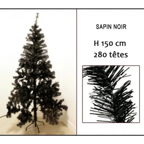 Sapin Noir 150Cm 280 Branches