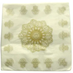 Serviette De Table En Papier Oriental Or X 20 Pi Ces