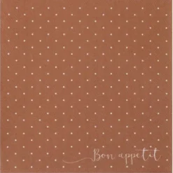 Serviette En Papier Airlaid Pois Rose Gold X 12 Pi Ces
