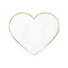 Serviette En Papier Coeur Liser Or X 20 Pi Ces