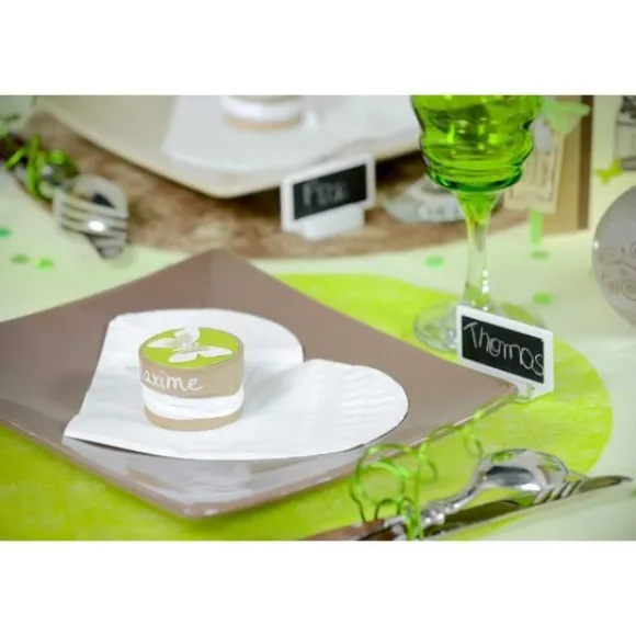 Serviette En Papier Coeur Blanc X20