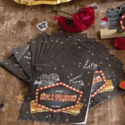 Serviette En Papier Hollywood X 20 Pi Ces