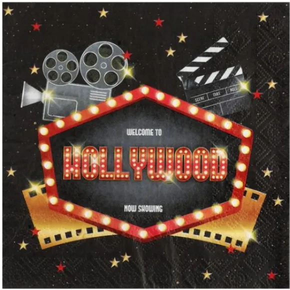 Serviette En Papier Hollywood X 20 Pi Ces