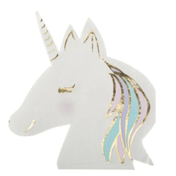 Serviette En Papier Licorne X 16 Pi Ces