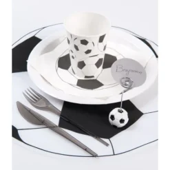 Serviette En Papier Mariage Foot X 20 Pi Ces