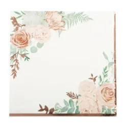 Serviette En Papier Theme Vegetal Peony X 16 Pi Ces