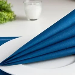 Serviette Voie Seche Pas Cher Bleu Marine 40X40 X 24 Pi Ces