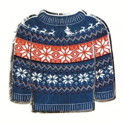 Serviettes Cocktail Papier Pull De Noel Moche 20Cm X 16 Pi Ces